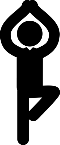 Posture Of Balance Vinyl Cutting Svg File, Free Vectors File